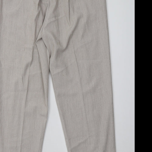 Joie De Vivre Womens Beige   Trousers  Size 14 L30 in