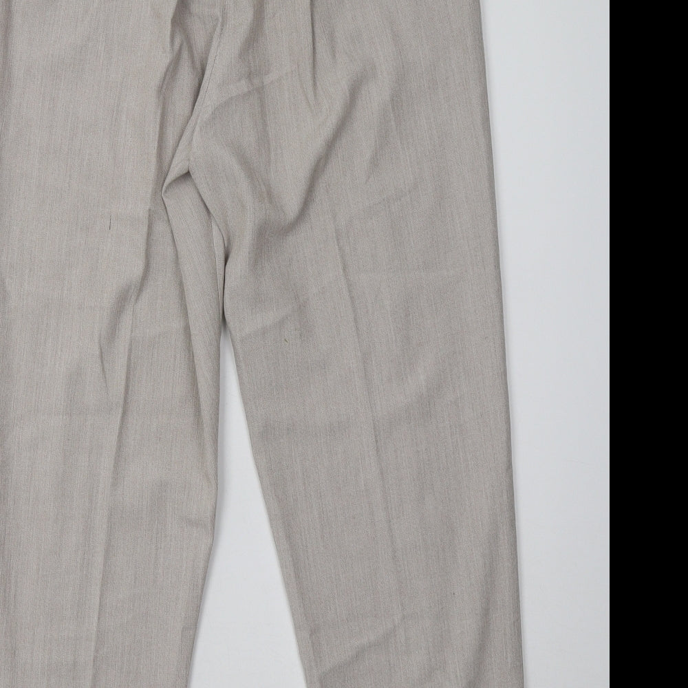 Joie De Vivre Womens Beige   Trousers  Size 14 L30 in