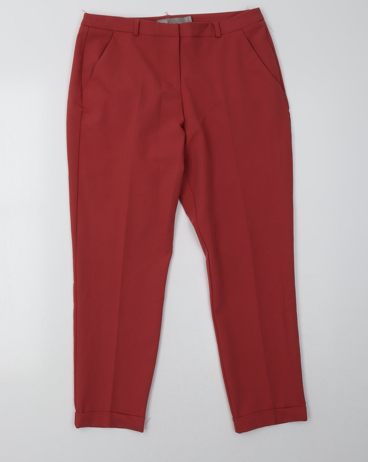 ASOS Womens Pink   Trousers  Size 6 L27 in