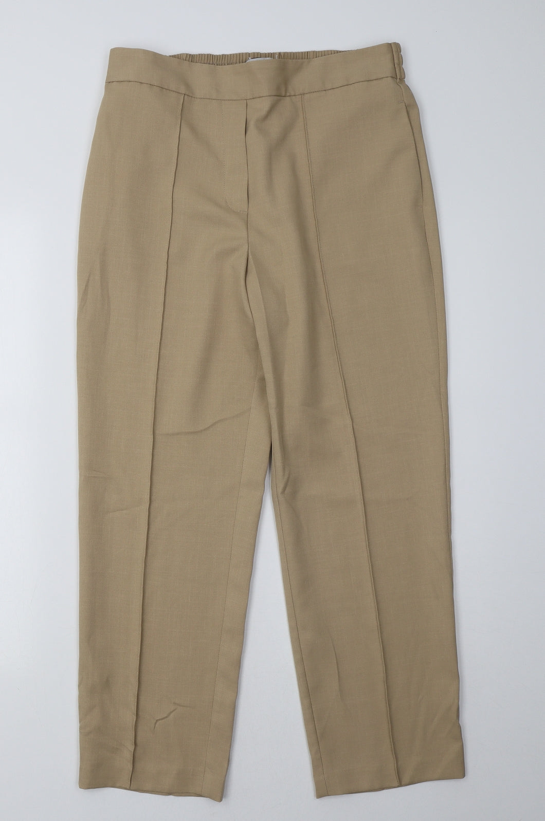 Marks and Spencer Womens Beige   Trousers  Size 12 L29 in