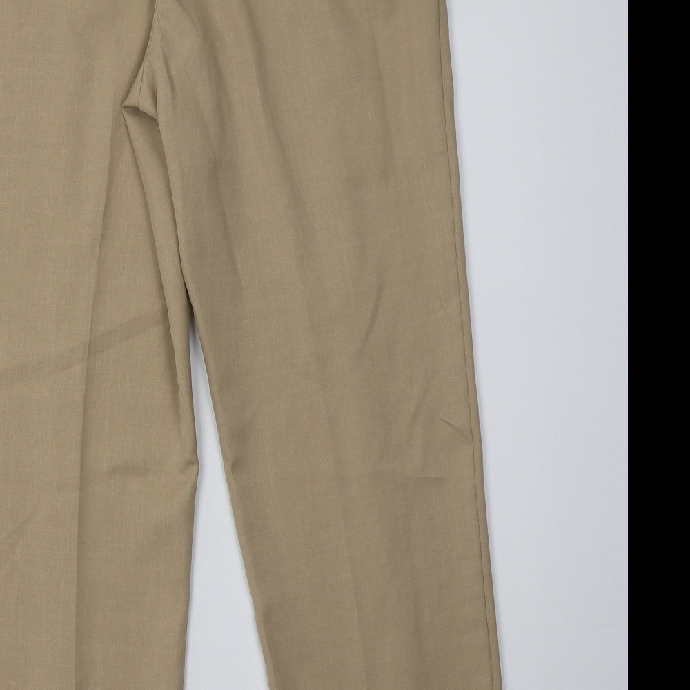 Marks and Spencer Womens Beige   Trousers  Size 12 L29 in
