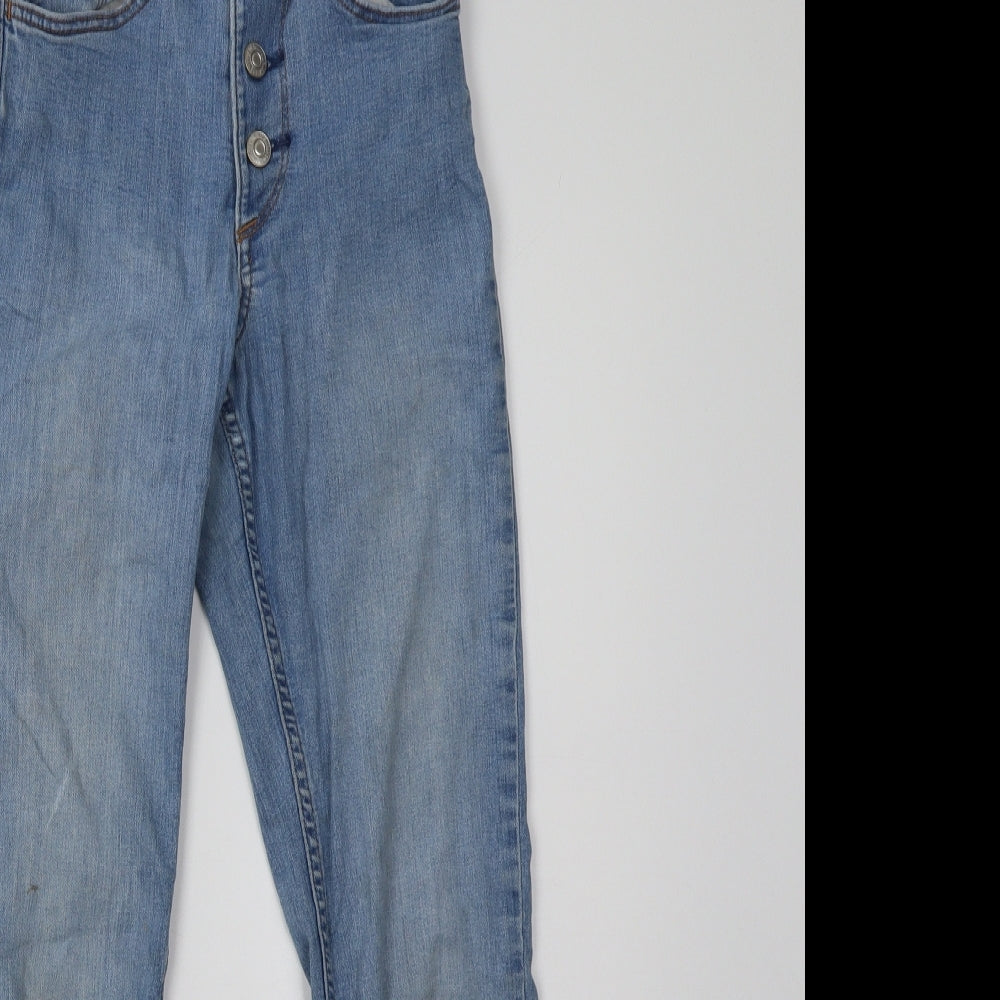 h&m, Womens Blue  Denim Skinny Jeans Size 6 L30 in