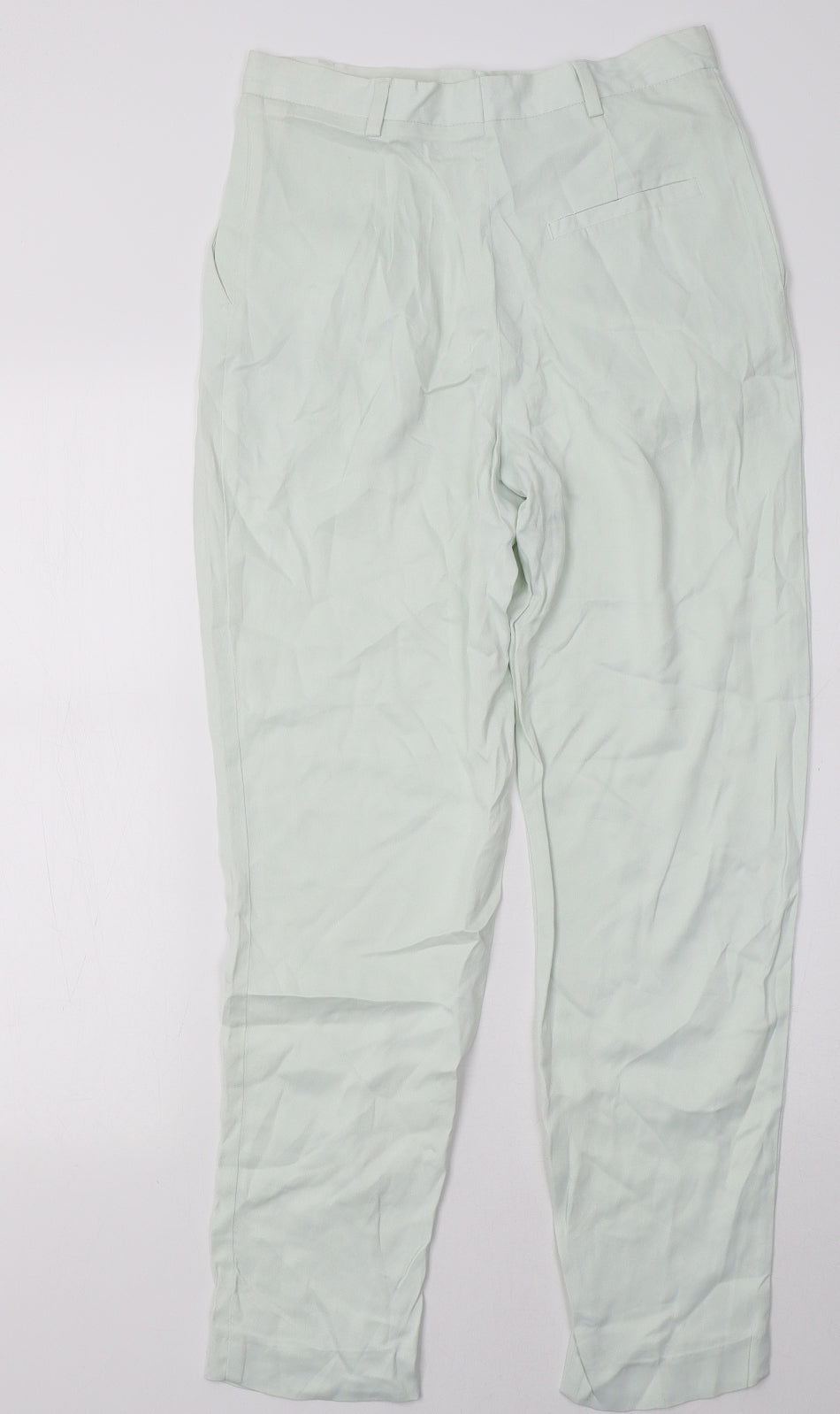 H&M Womens Green   Trousers  Size 8 L31 in