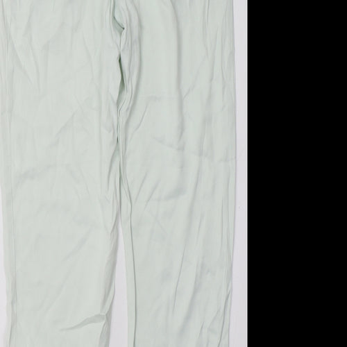 H&M Womens Green   Trousers  Size 8 L31 in
