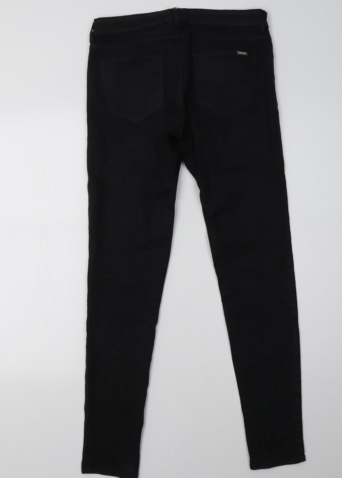 Mango Womens Black  Denim Skinny Jeans Size 10 L31 in