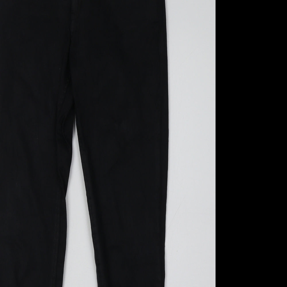 Mango Womens Black  Denim Skinny Jeans Size 10 L31 in