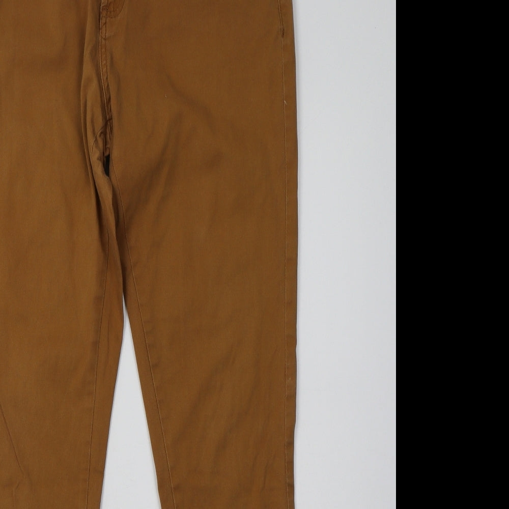 Primark Womens Brown   Skinny Jeans Size 14 L32 in