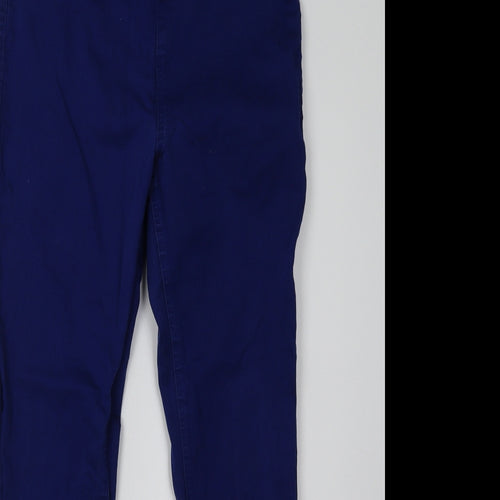 Marks and Spencer Womens Blue   Jegging Trousers Size 16 L32 in