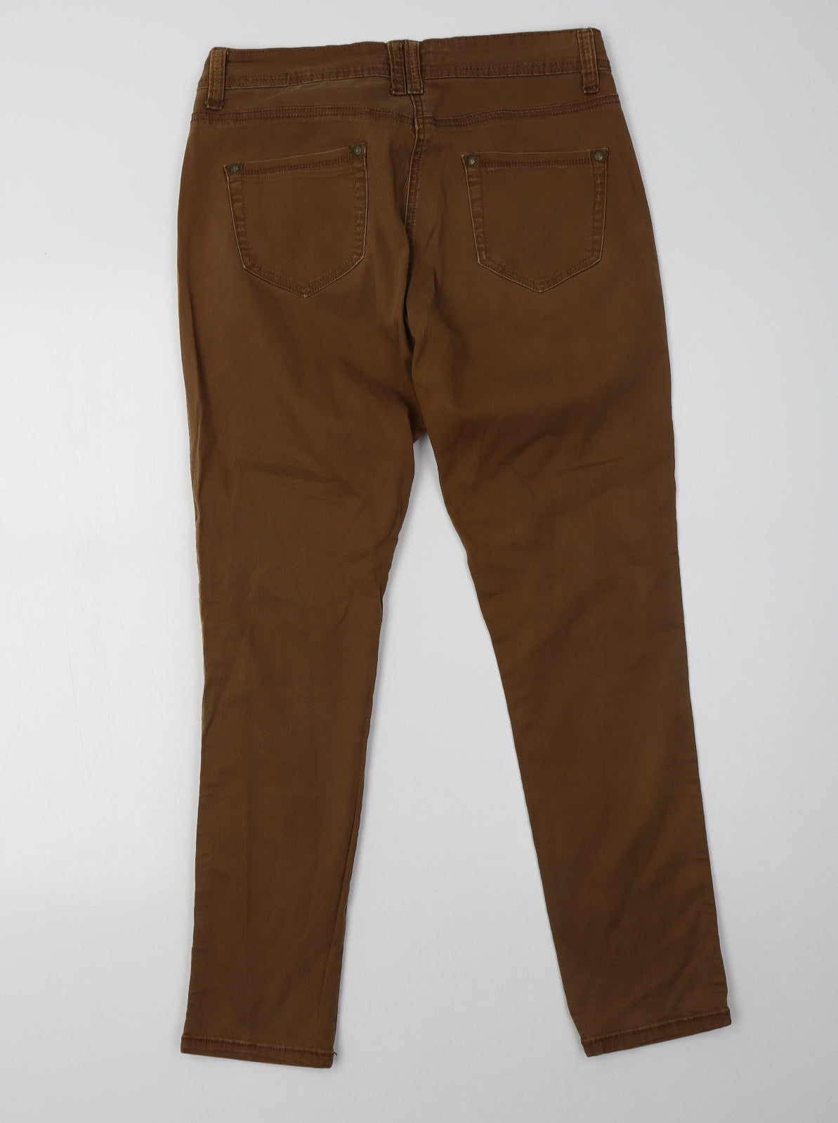 NEXT Womens Brown   Straight Jeans Size 12 L31 in