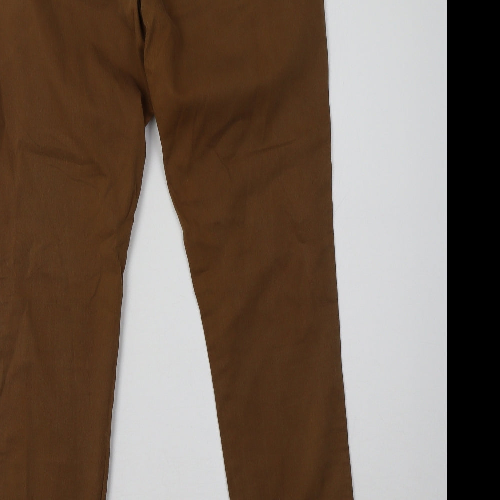 NEXT Womens Brown   Straight Jeans Size 12 L31 in