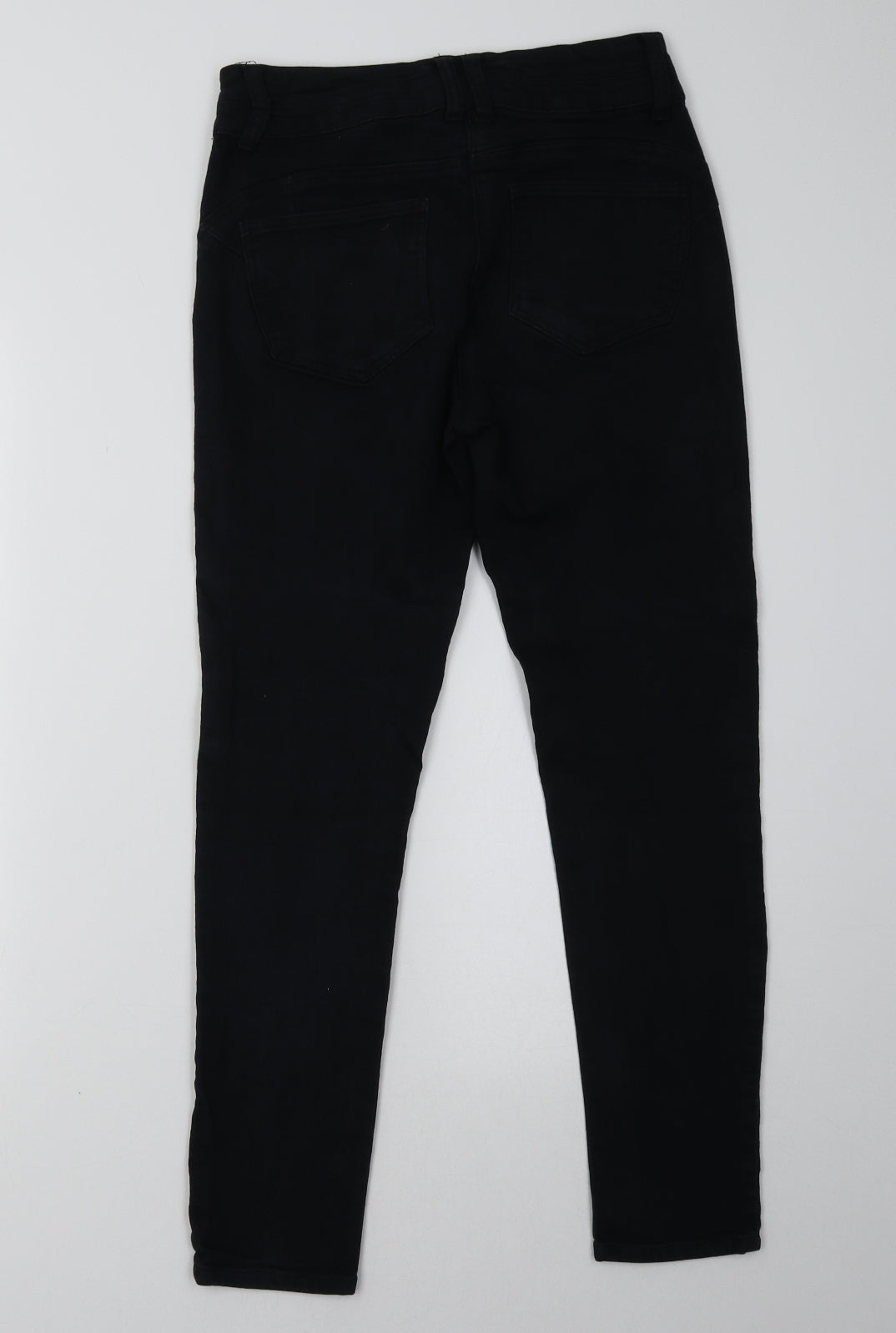NEXT Womens Black  Denim Skinny Jeans Size 8 L29 in