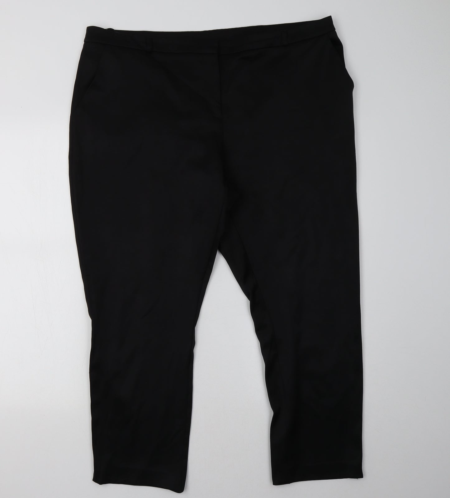 George Womens Black   Trousers  Size 18 L29 in