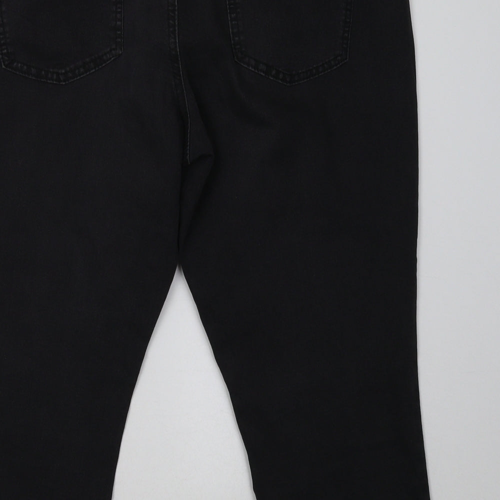Dorothy Perkin Womens Black  Denim  Shorts Size 16