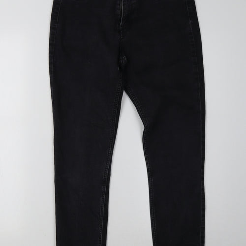 H&M Womens Black  Denim Skinny Jeans Size 27 L29 in