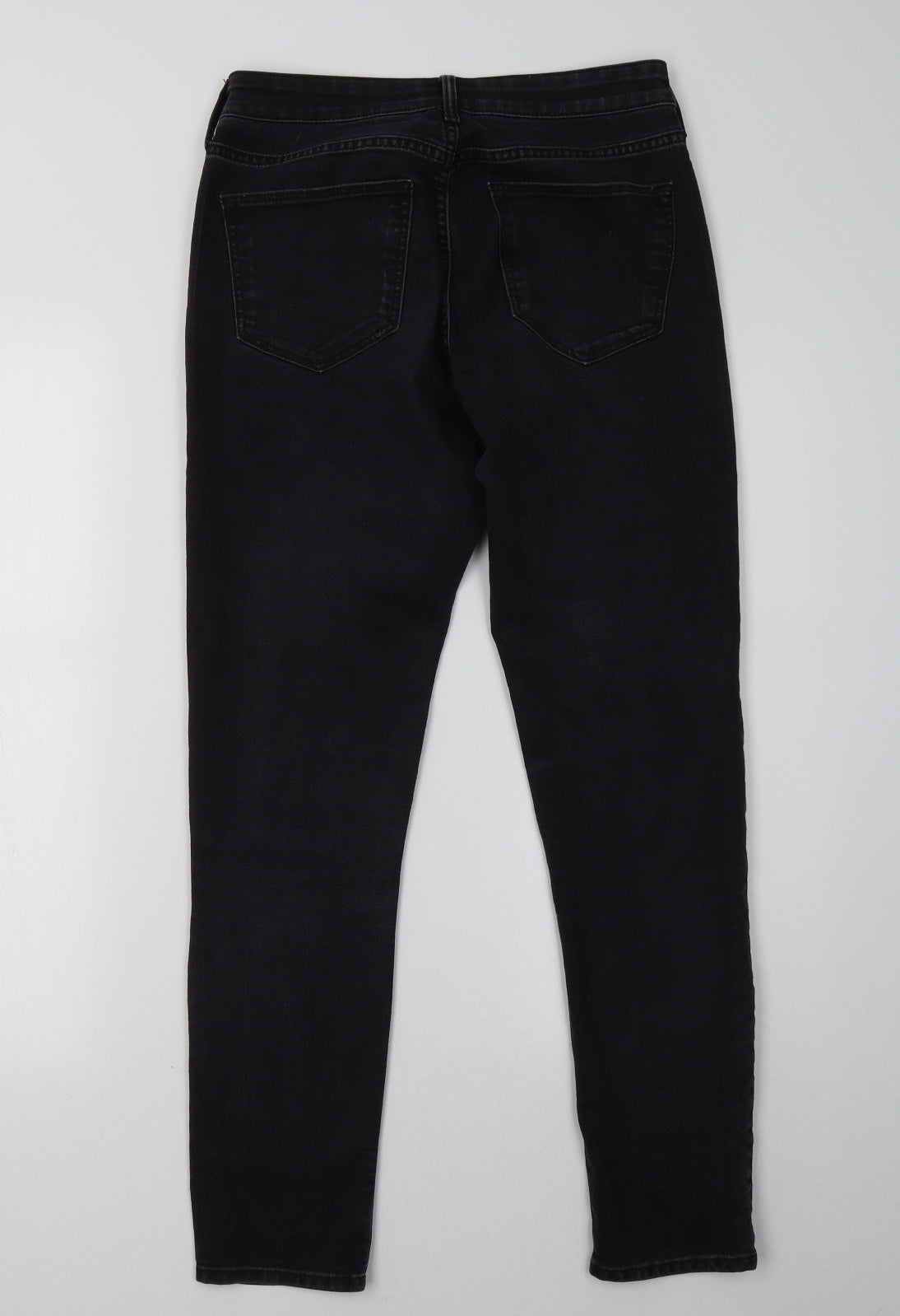 H&M Womens Black  Denim Skinny Jeans Size 27 L29 in