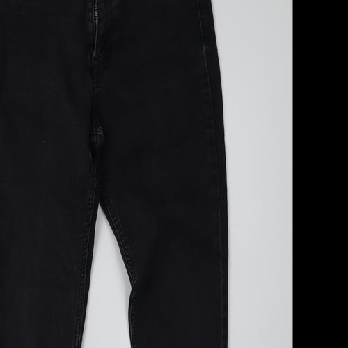 H&M Womens Black  Denim Skinny Jeans Size 27 L29 in