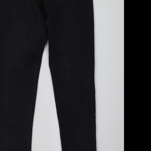 H&M Womens Black  Denim Skinny Jeans Size 27 L29 in