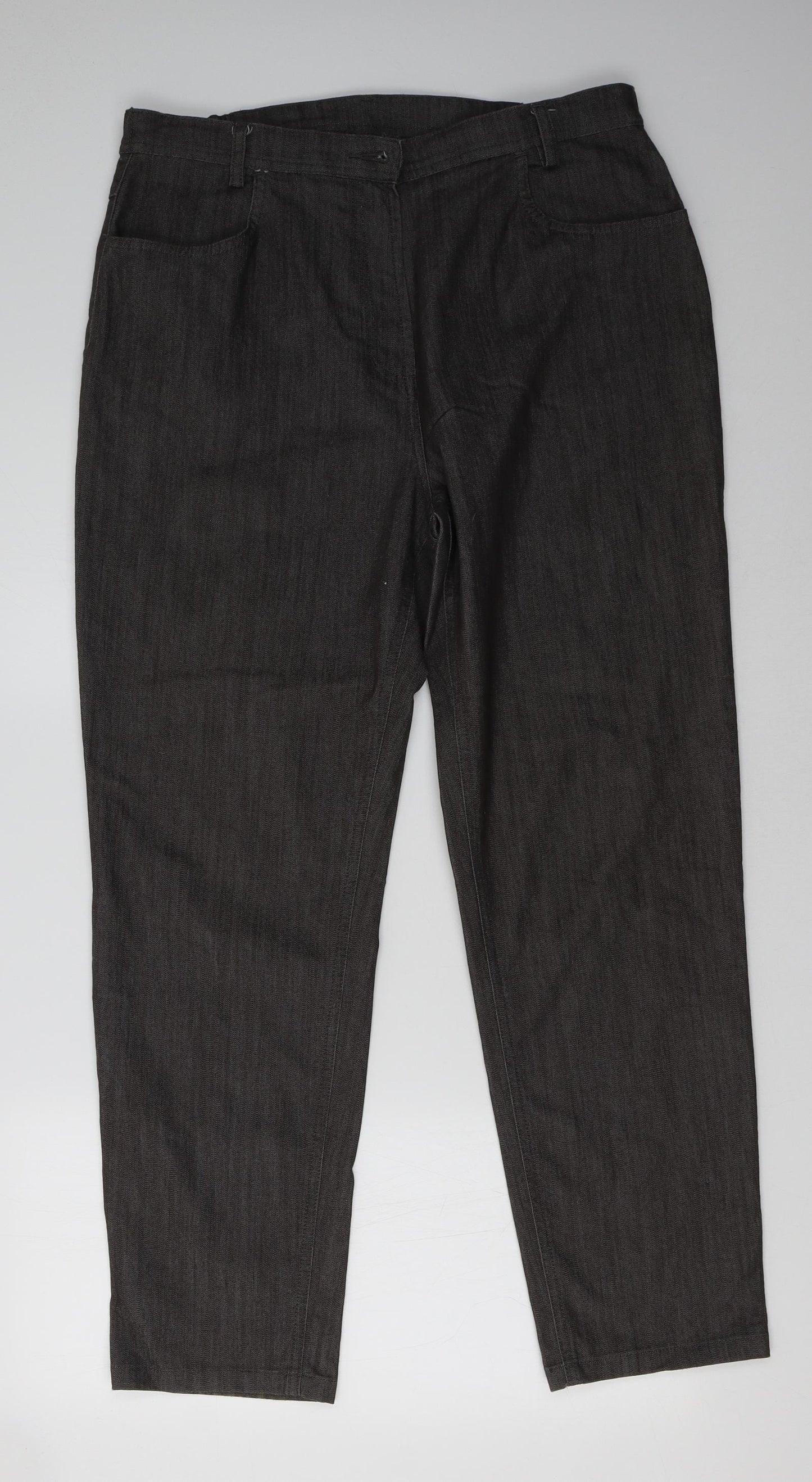Damart Womens Brown   Trousers  Size 16 L31 in