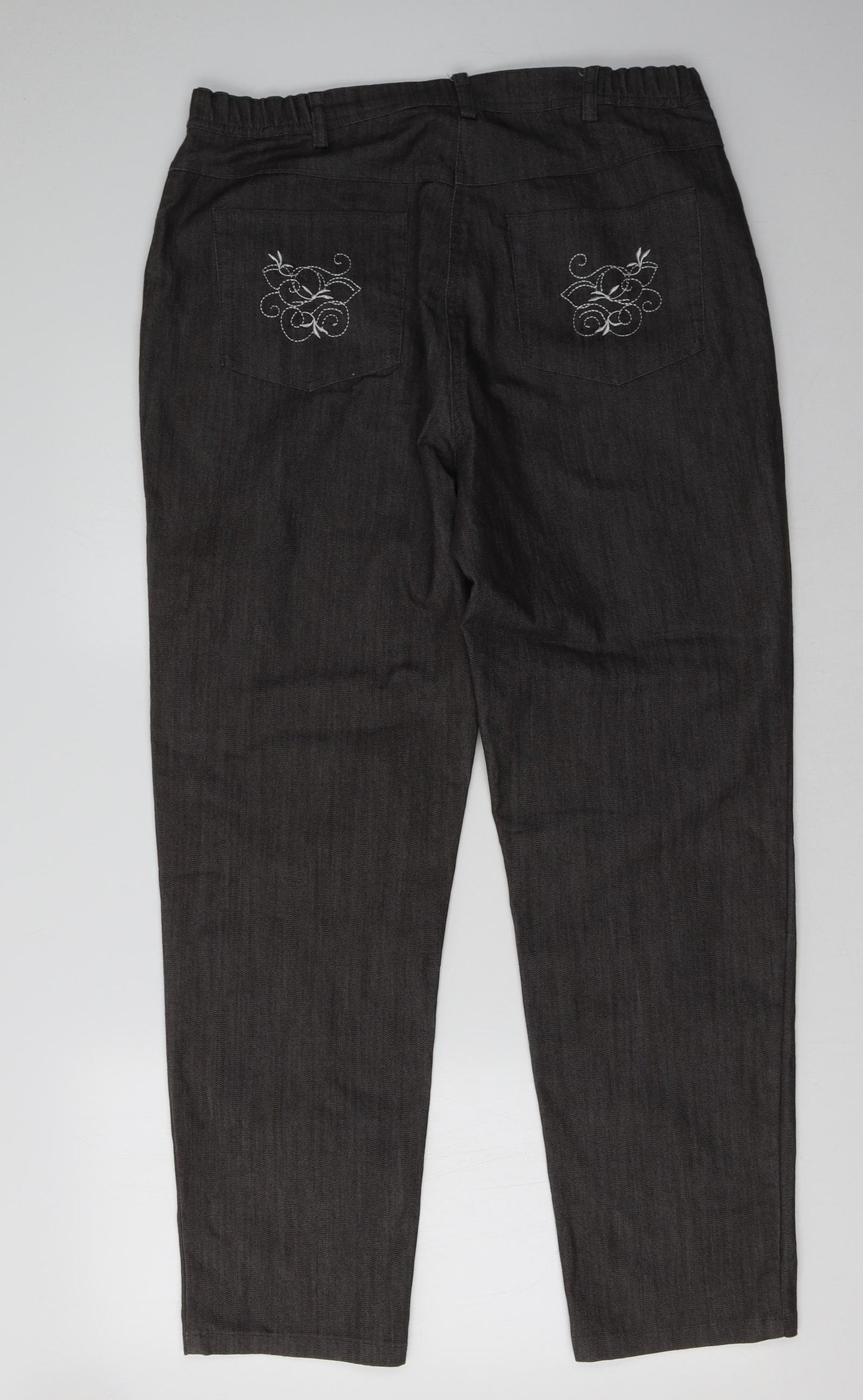 Damart Womens Brown   Trousers  Size 16 L31 in