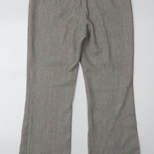 AMARANTO Womens Beige   Trousers  Size 14 L30 in