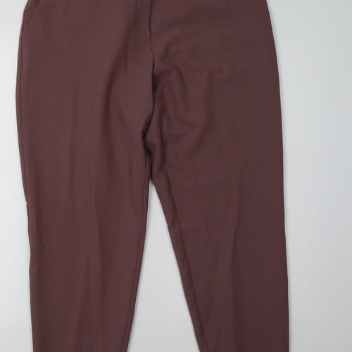ASOS Womens Purple   Trousers  Size 14 L29 in