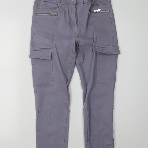 NEXT Womens Purple  Denim Straight Jeans Size 10 L26 in