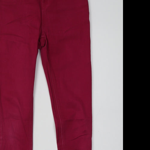 yesyes Womens Pink   Skinny Jeans Size 8 L32 in