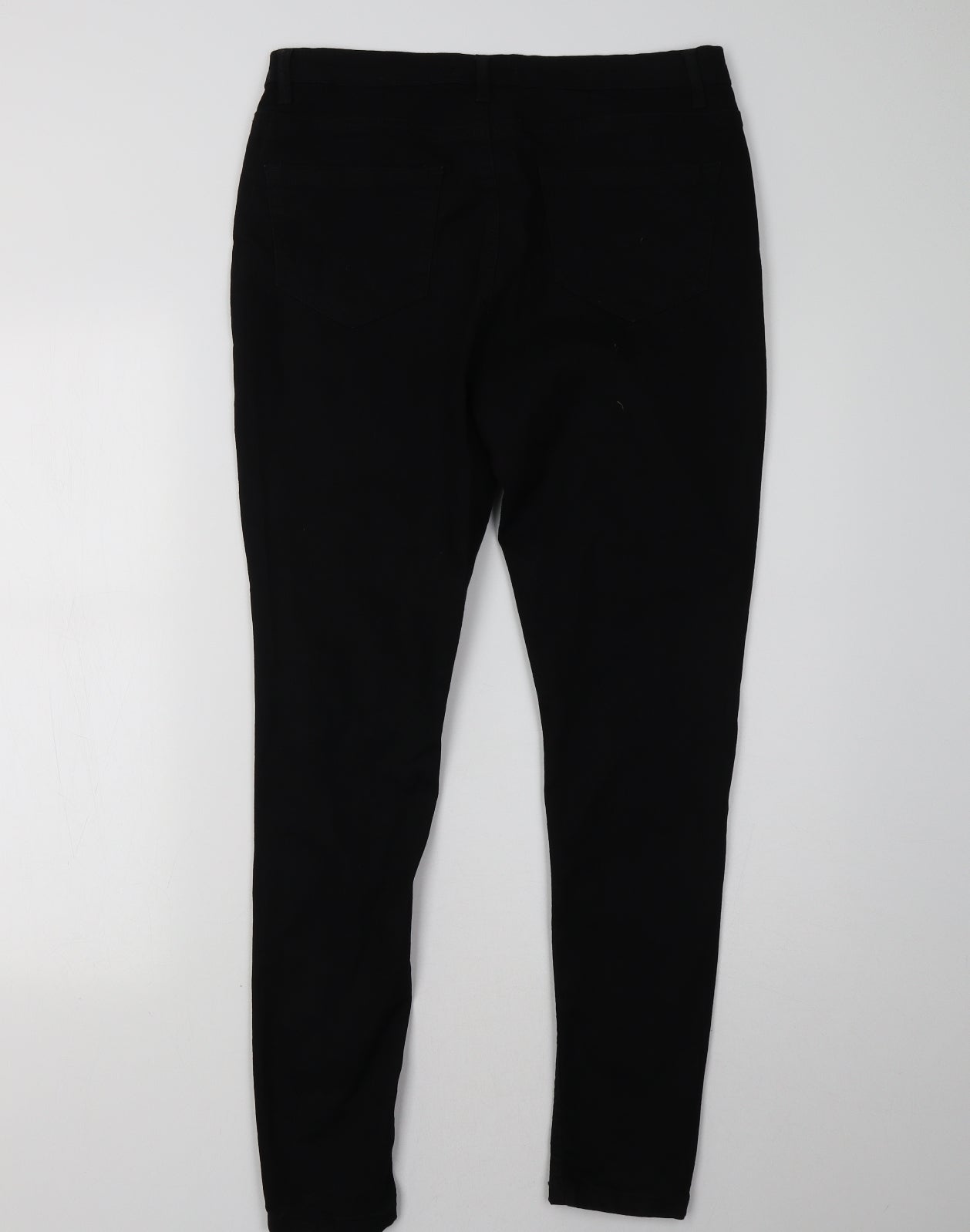 Studio Womens Black  Denim Skinny Jeans Size 12 L32 in