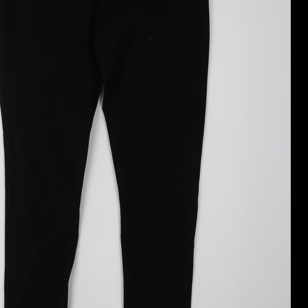 Studio Womens Black  Denim Skinny Jeans Size 12 L32 in