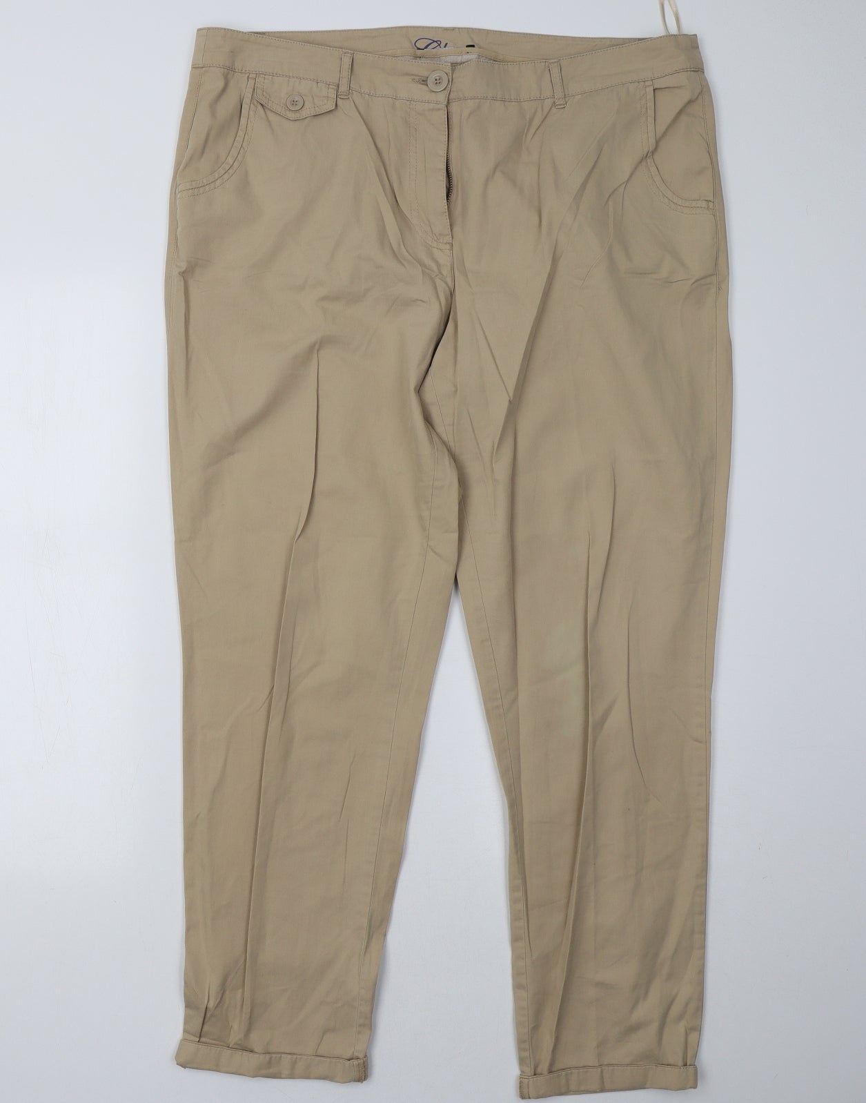 George Womens Beige   Trousers  Size 18 L32 in