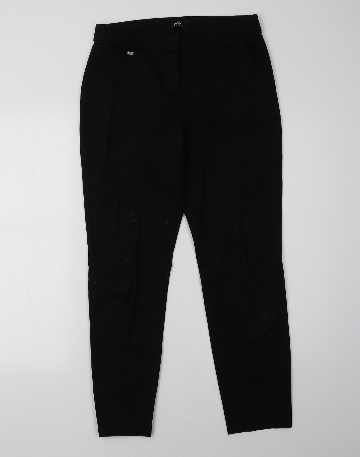 Wallis Womens Black   Trousers  Size 10 L29 in