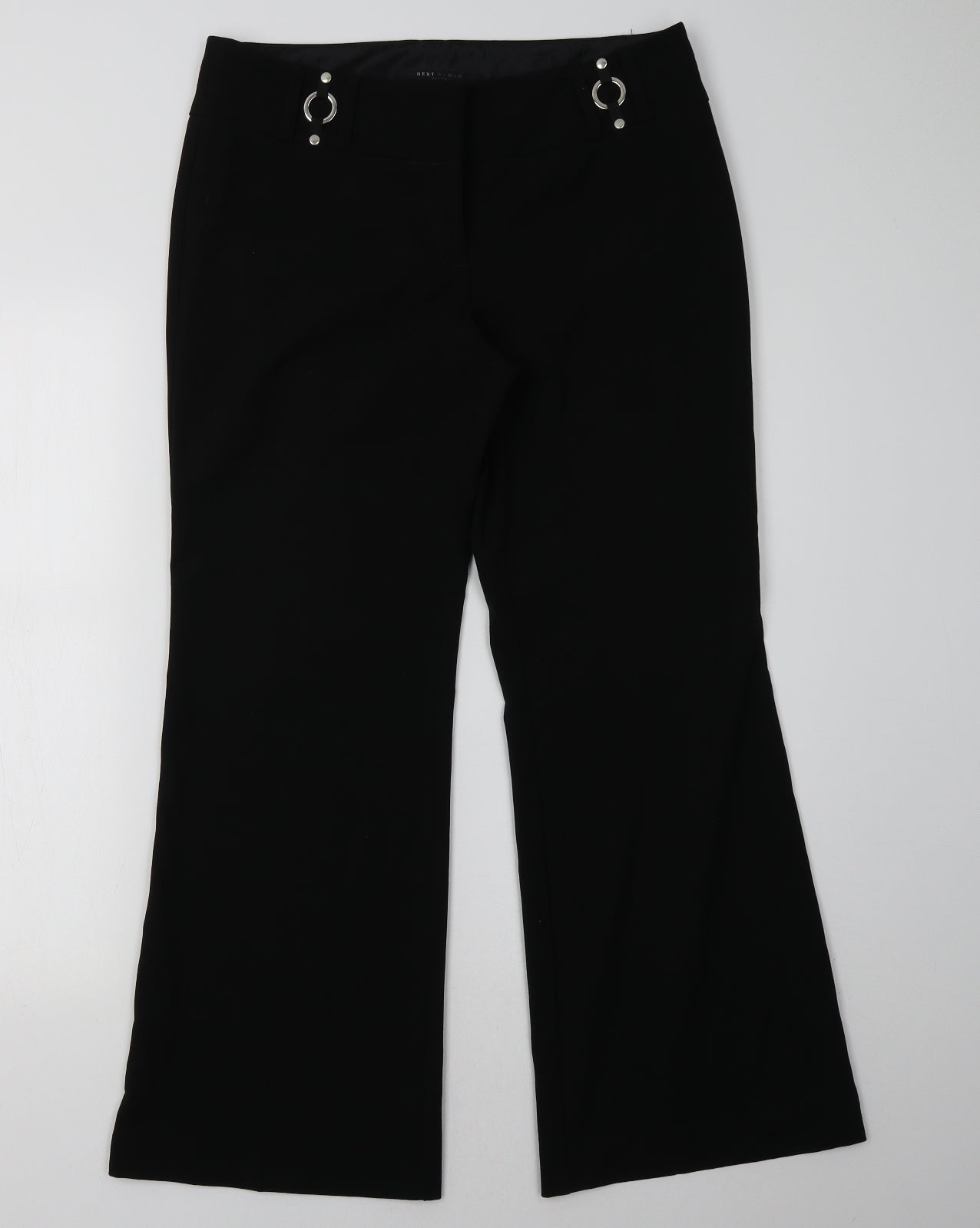NEXT Womens Black   Trousers  Size 12 L30 in