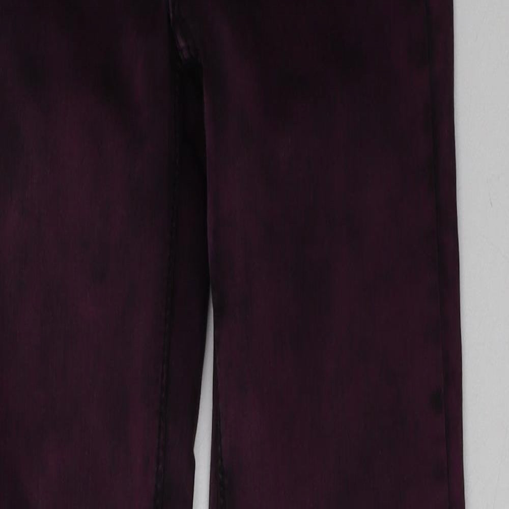 H&M Womens Purple  Denim Skinny Jeans Size 8 L32 in