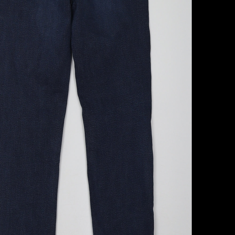Marks and Spencer Womens Blue  Denim Straight Jeans Size 12 L32 in