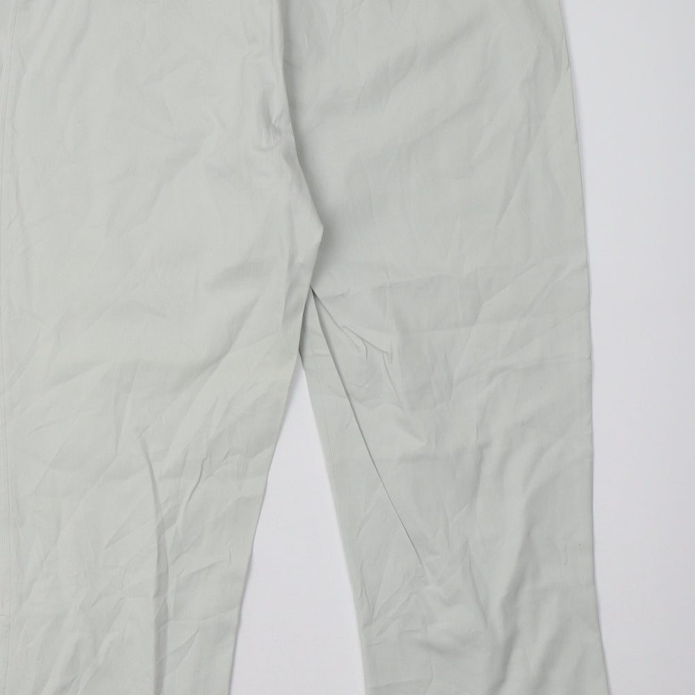 tunrover  Womens Grey   Cropped Trousers Size 12 L25 in