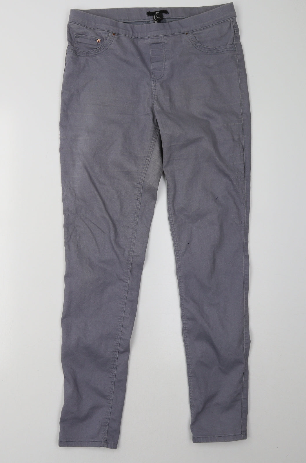 H&M Womens Purple   Jegging Trousers Size 10 L31 in