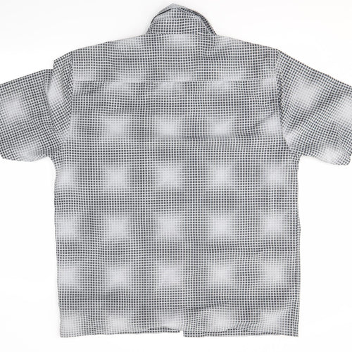 George Mens Grey    Button-Up Size M
