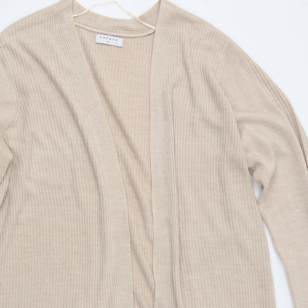 Matalan Womens Beige   Cardigan Jumper Size L