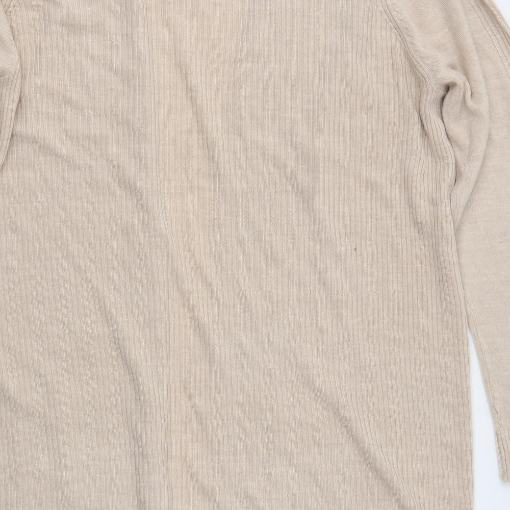Matalan Womens Beige   Cardigan Jumper Size L