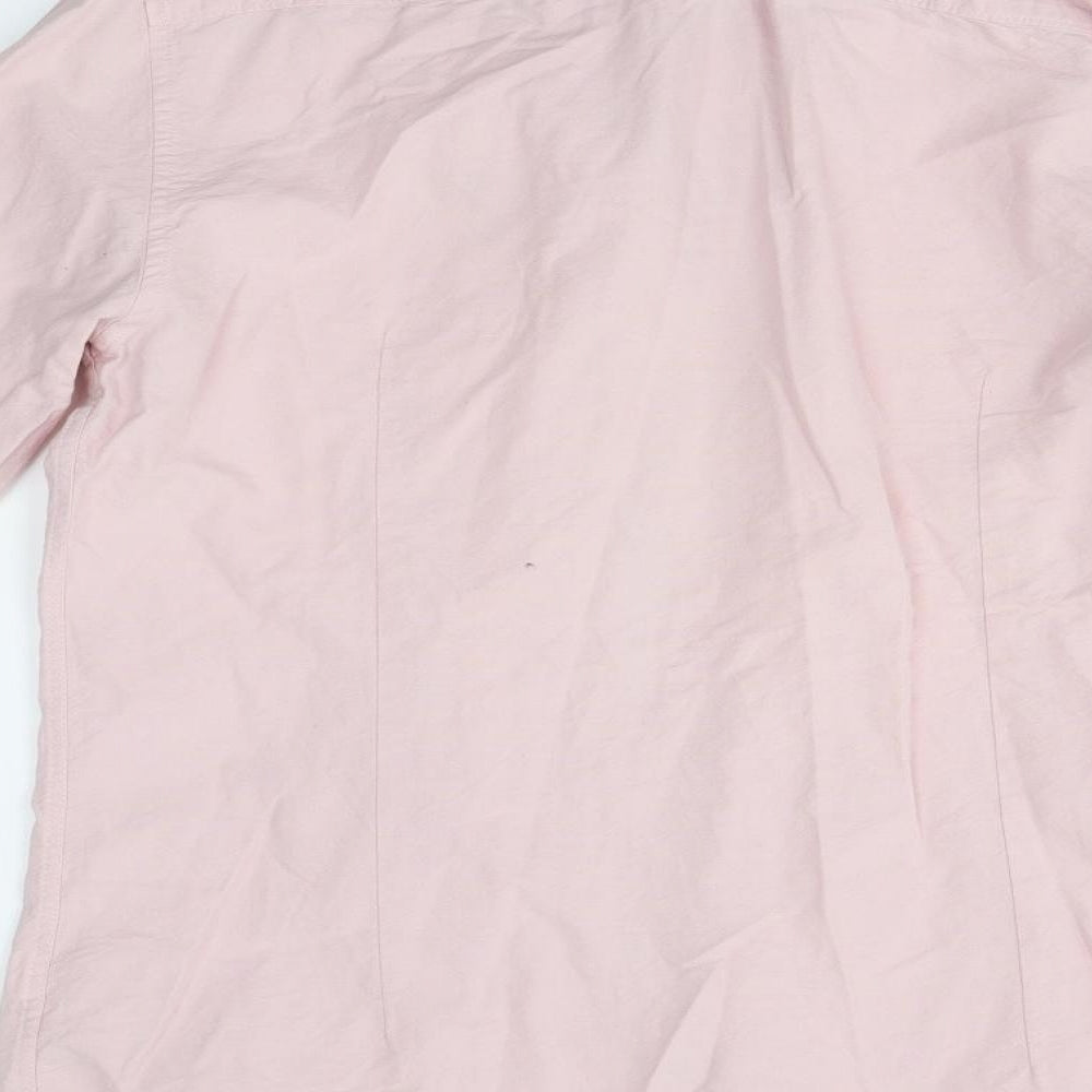 River Island Mens Pink    Button-Up Size M