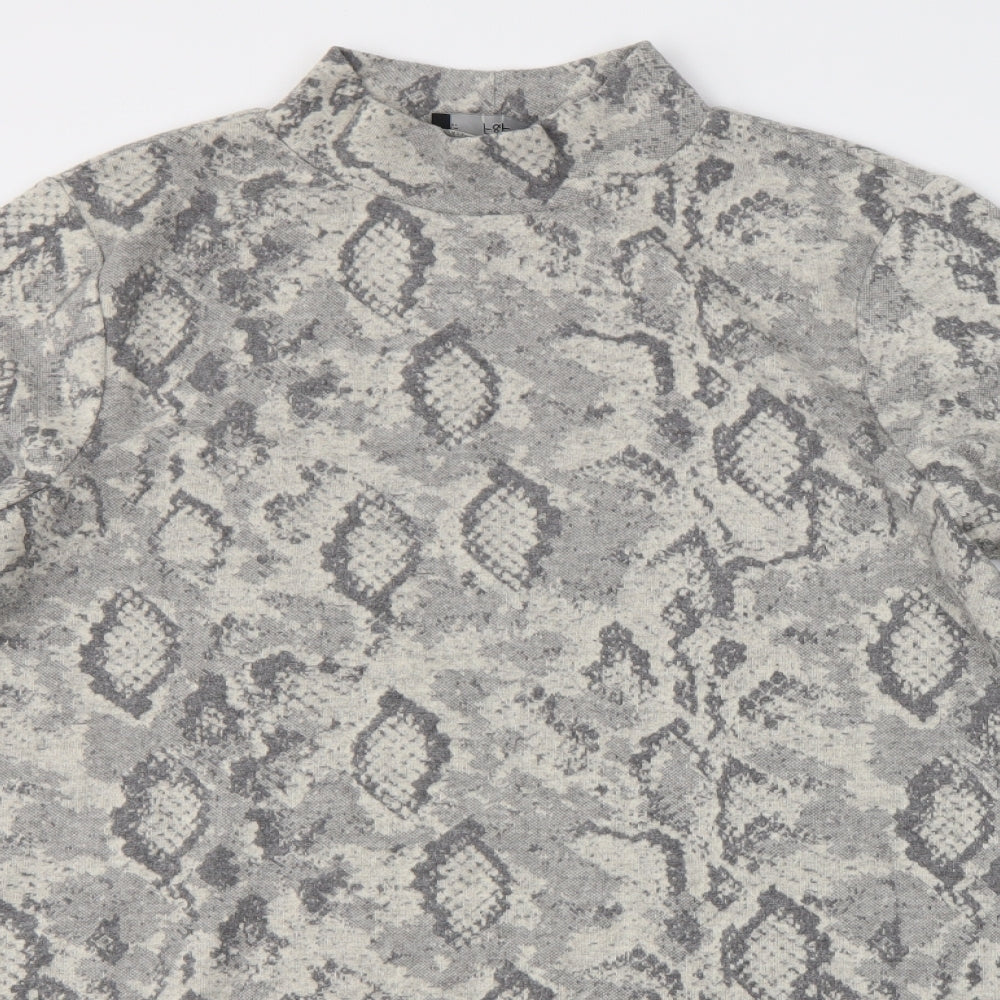 F&F Womens Grey   Jumper Dress  Size 14