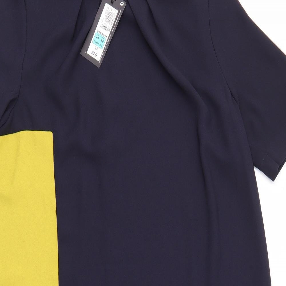 M&S Womens Multicoloured   T-Shirt Dress  Size 14