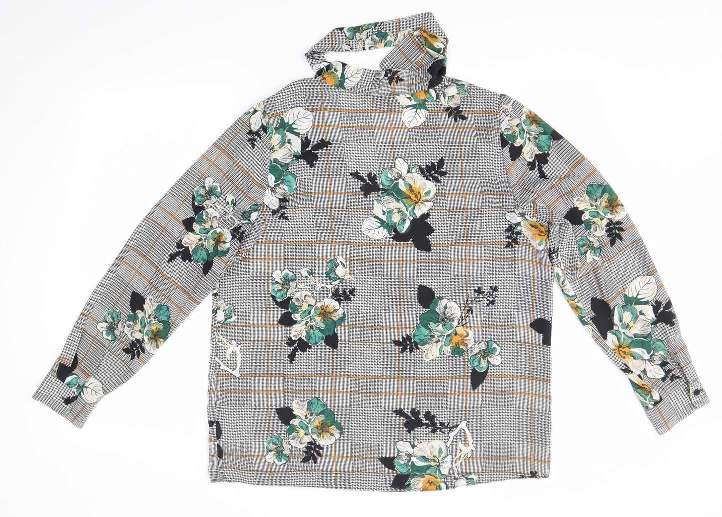 F&F Womens Multicoloured Floral  Basic Blouse Size 12