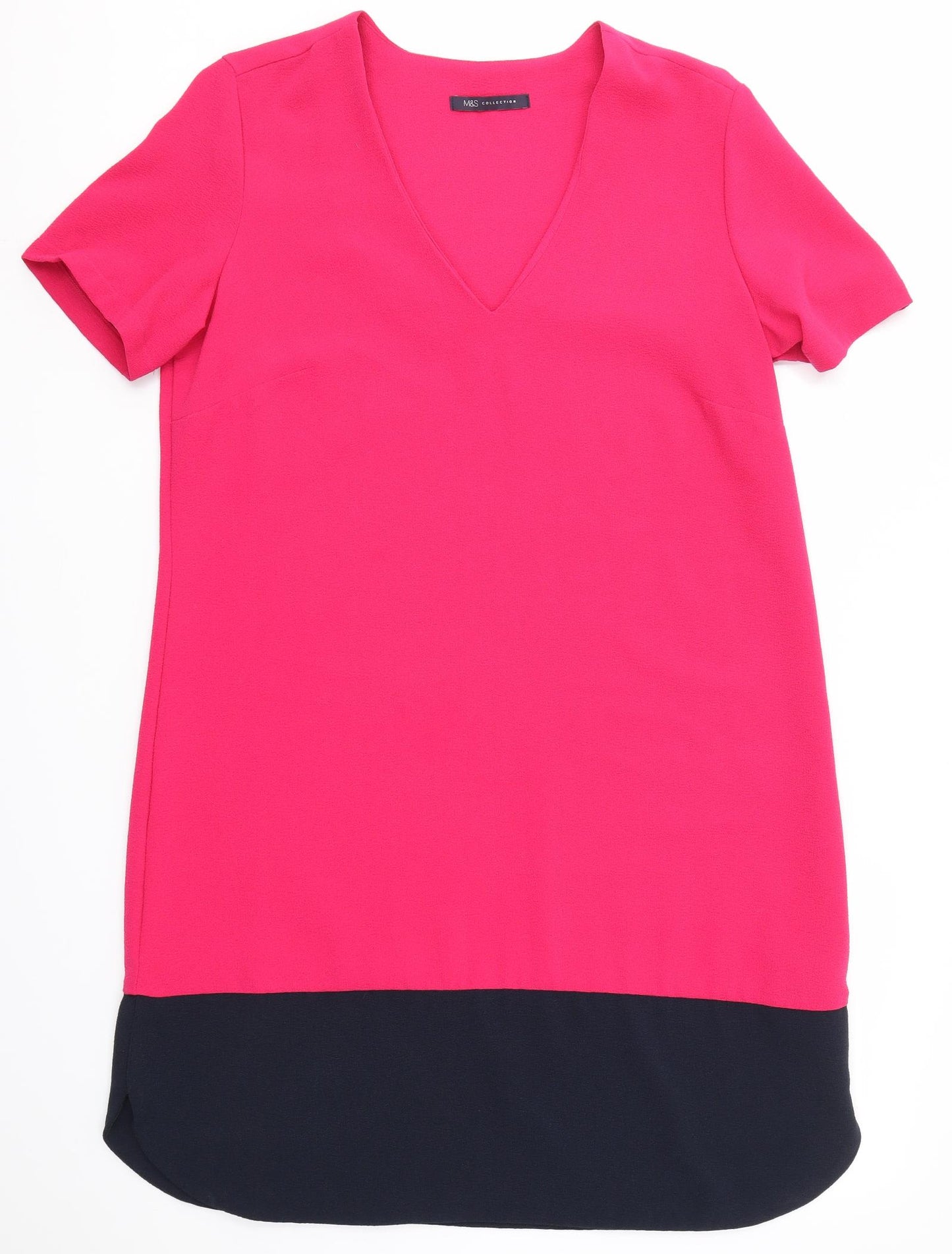 M&S Womens Multicoloured   T-Shirt Dress  Size 14