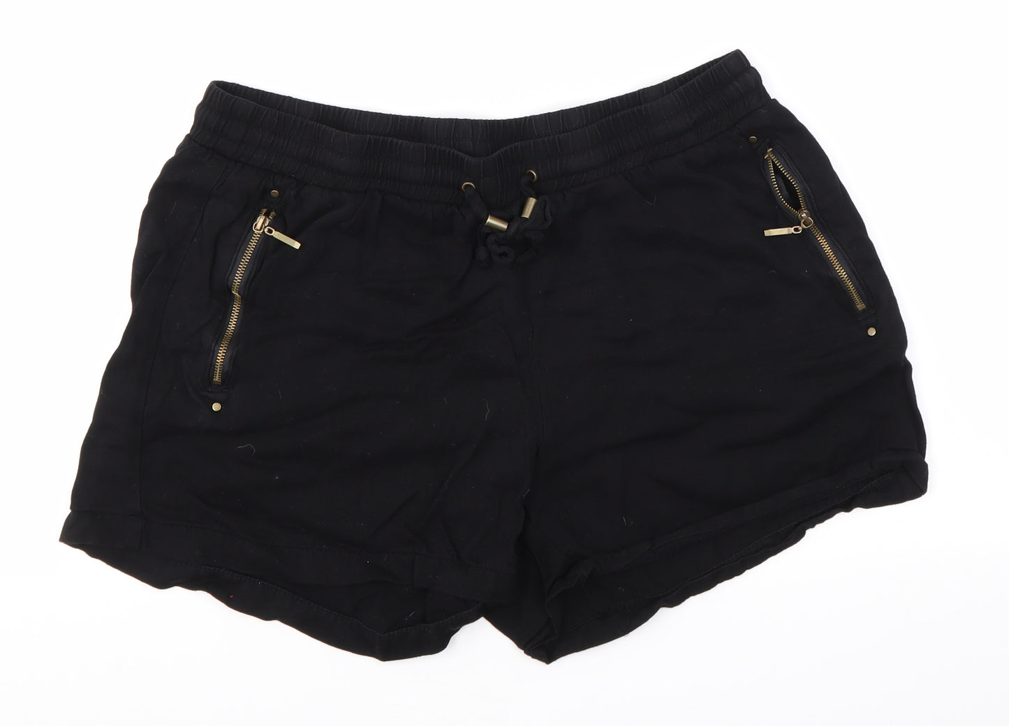 Peacocks Womens Black   Boyfriend Shorts Size 12