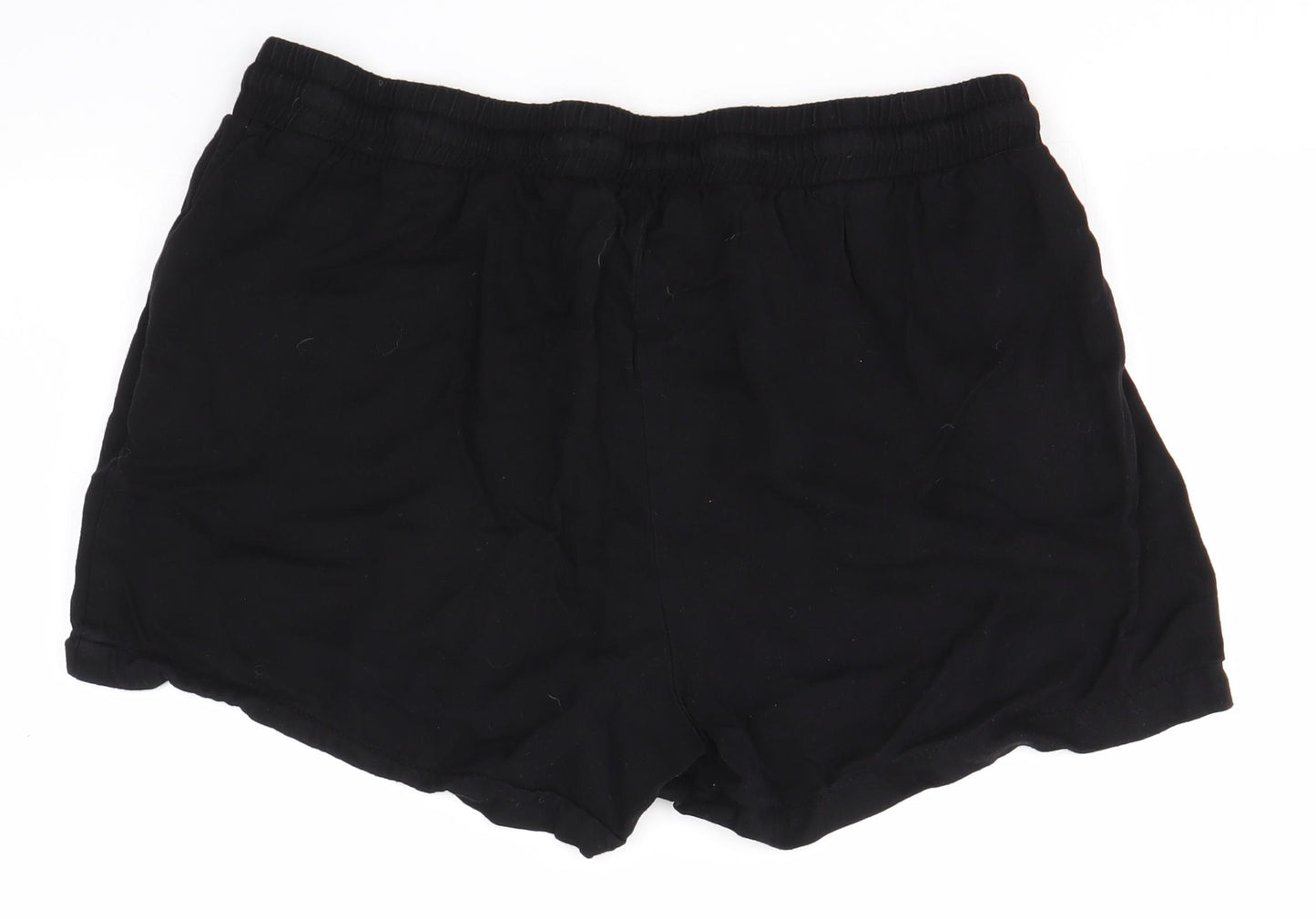 Peacocks Womens Black   Boyfriend Shorts Size 12