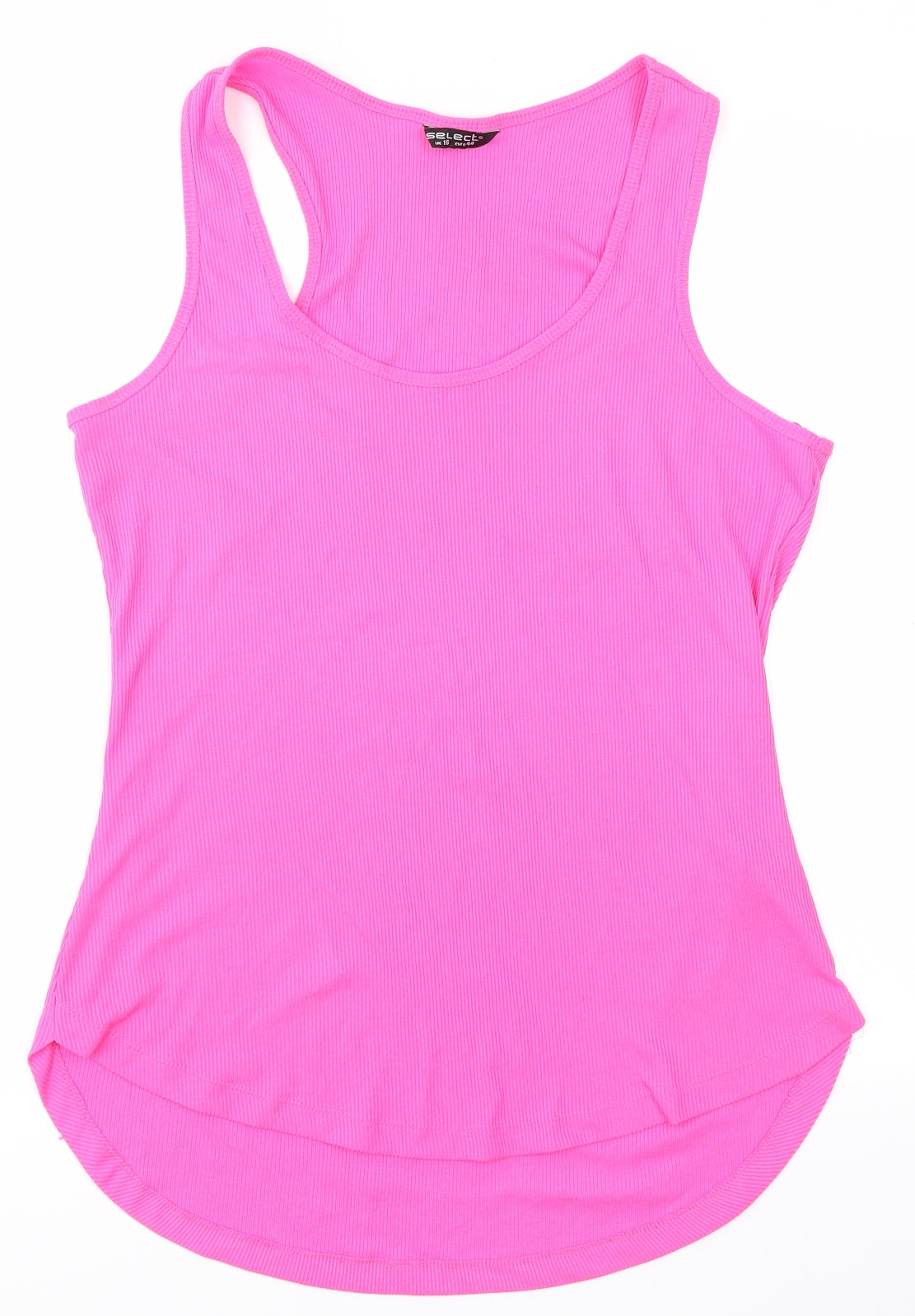 Select Womens Pink   Basic Tank Size 16