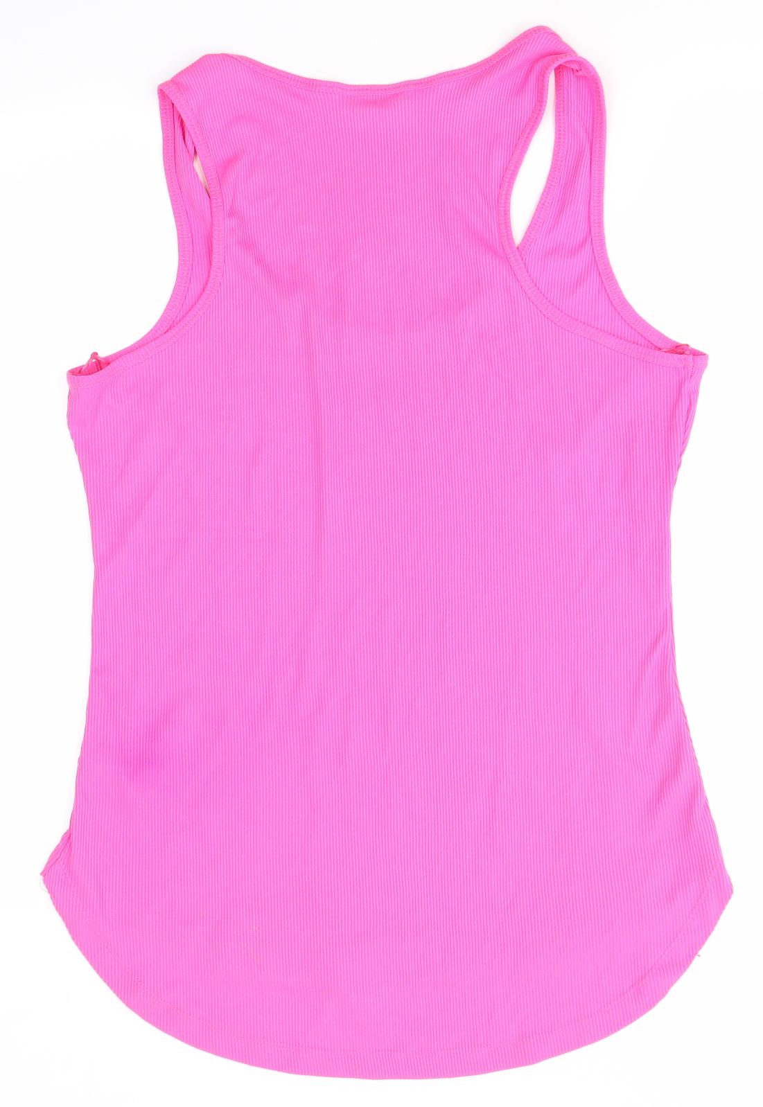 Select Womens Pink   Basic Tank Size 16