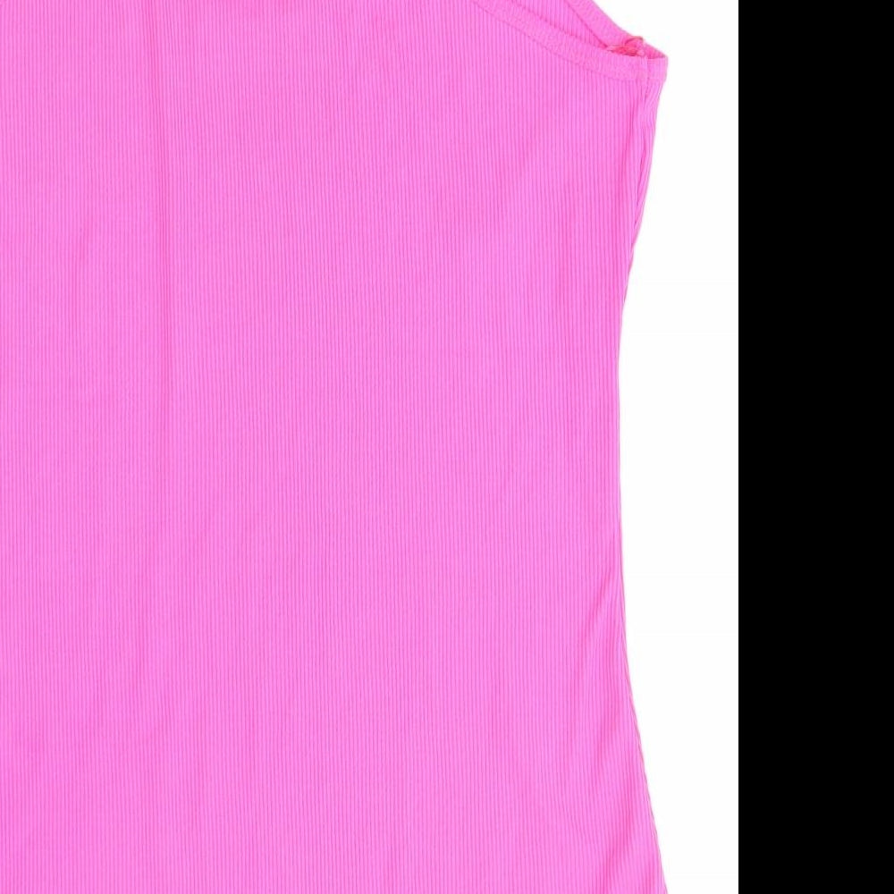 Select Womens Pink   Basic Tank Size 16