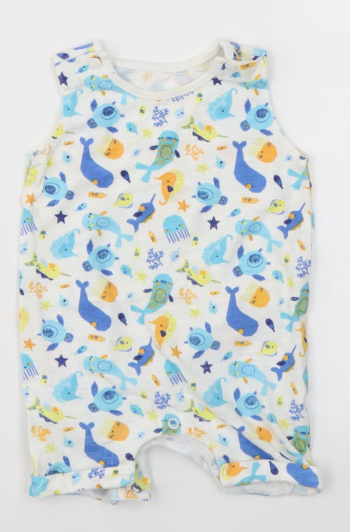 TU Baby Multicoloured Babygrow One-Piece Size 0-3 Months
